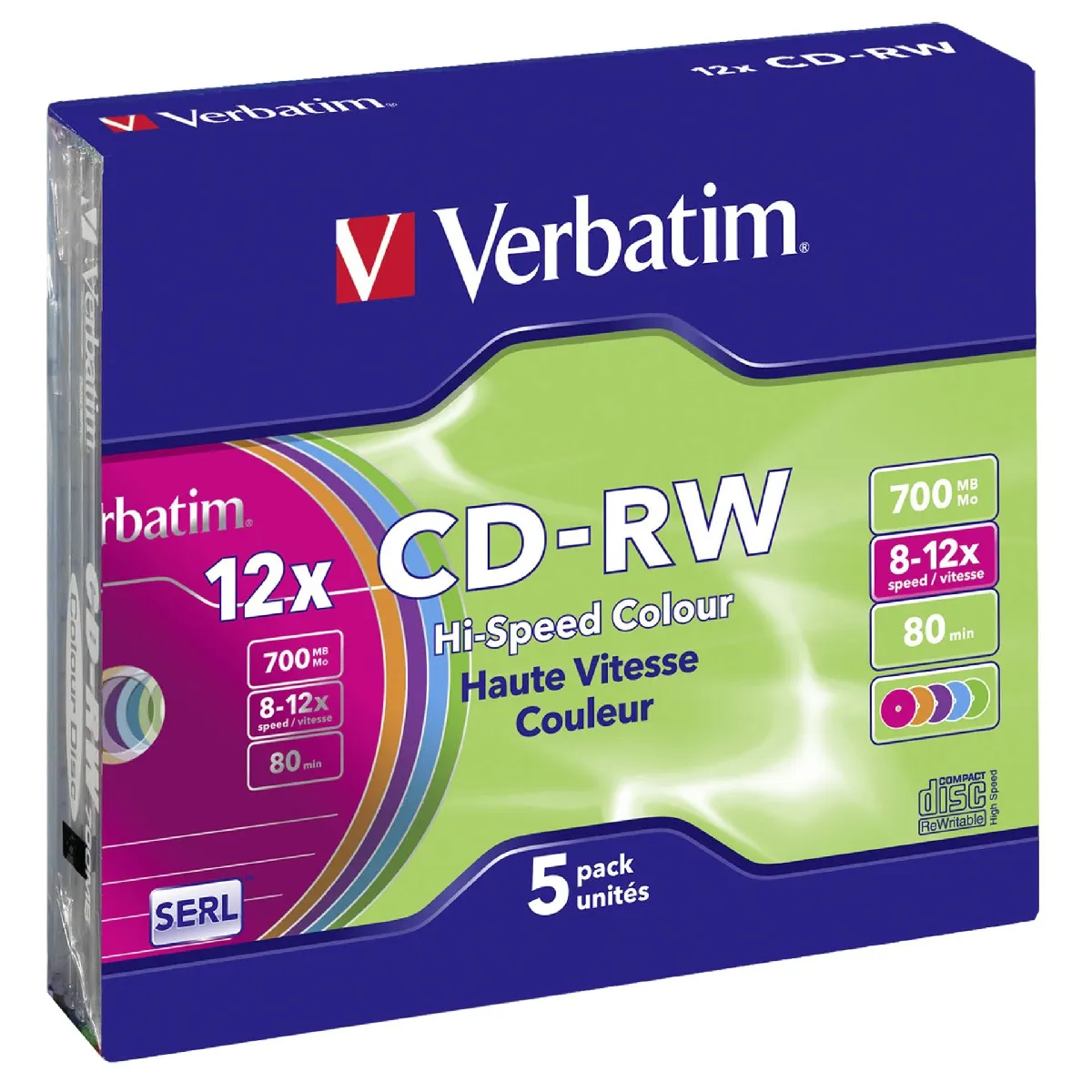 Verbatim CD RW Colour