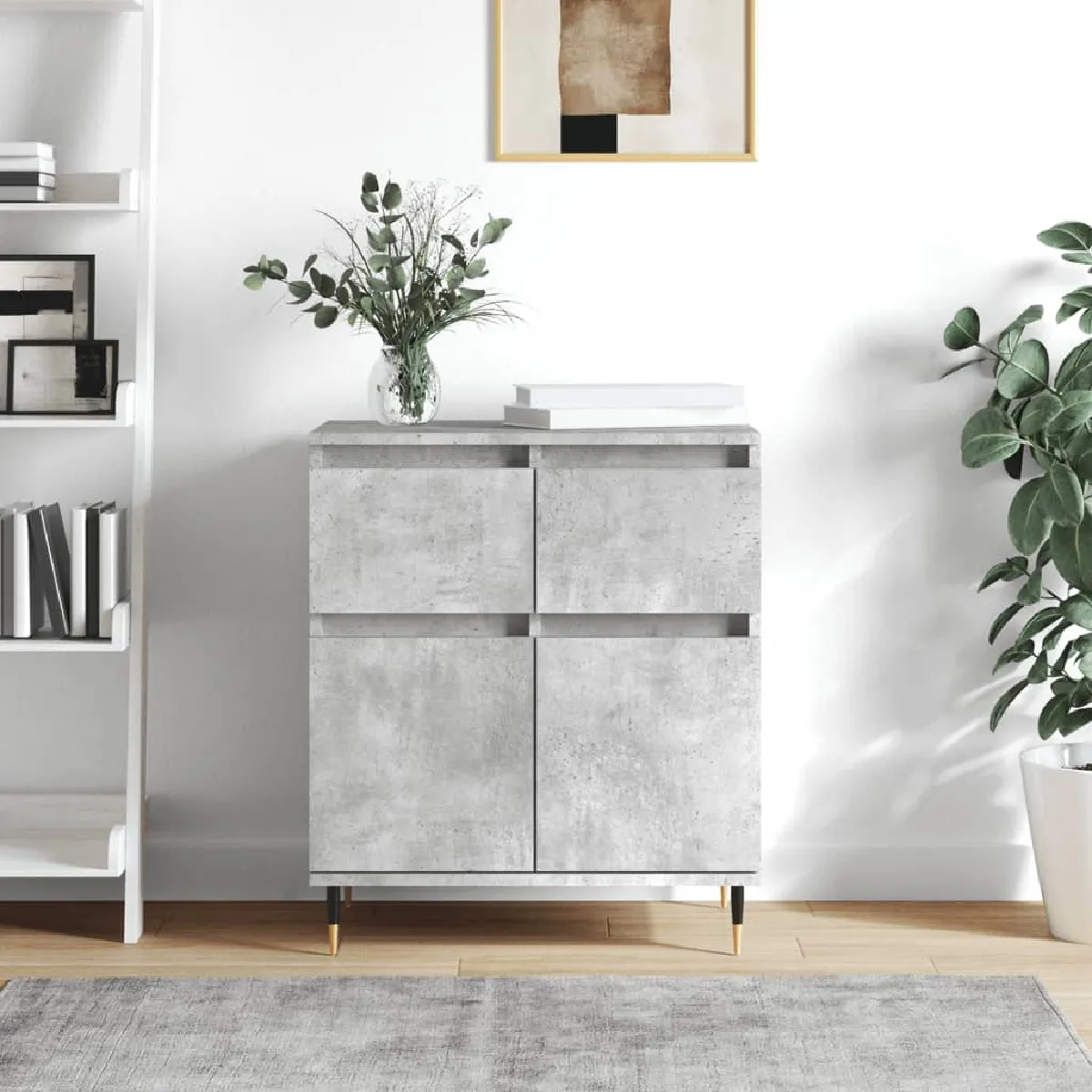 vidaXL Buffet béton 60x35x70 cm