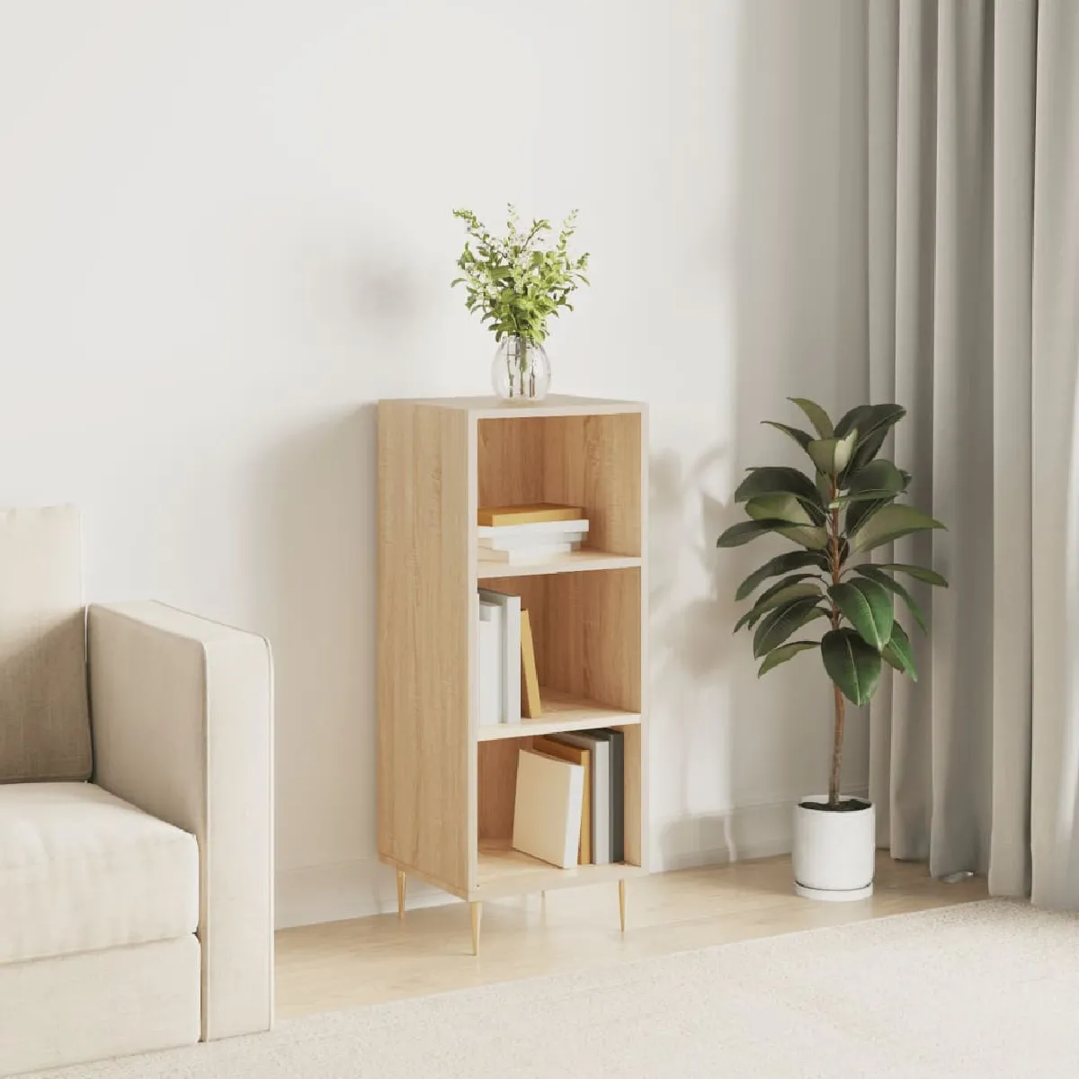 vidaXL Chêne sonoma Buffet - vue 2