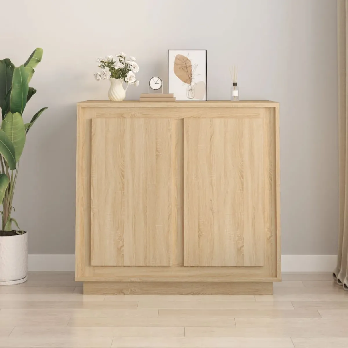 Vidaxl Buffet Chêne Sonoma - 80x34x75 cm