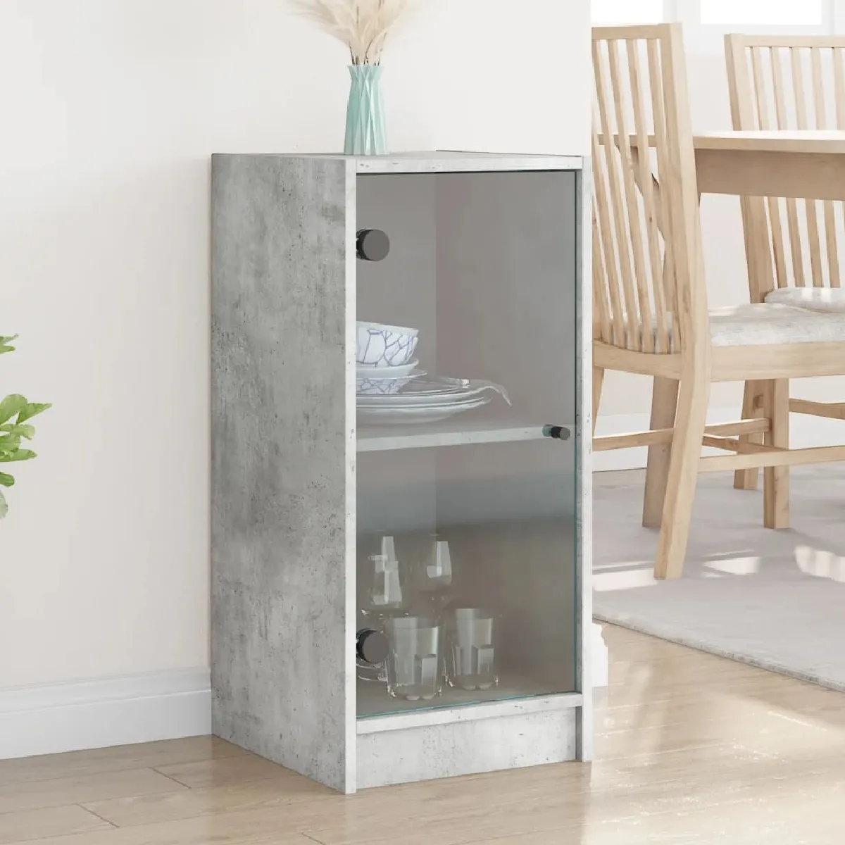 vidaXL Armoire latérale béton - vue 3