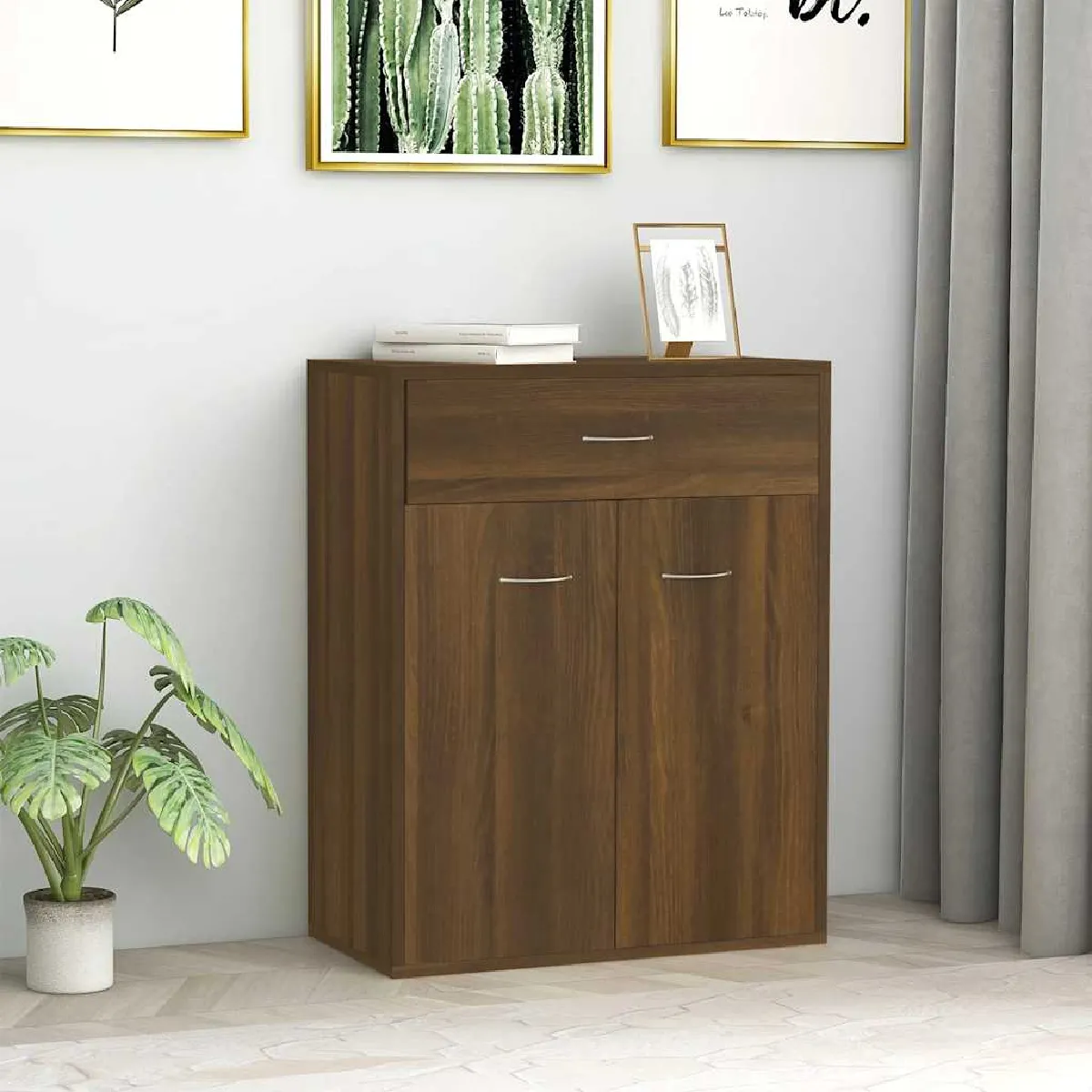 VIDAXL Buffet Chêne marron