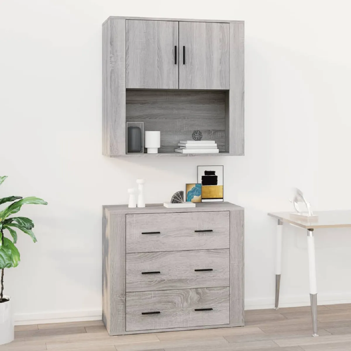 vidaXL Armoire murale Sonoma