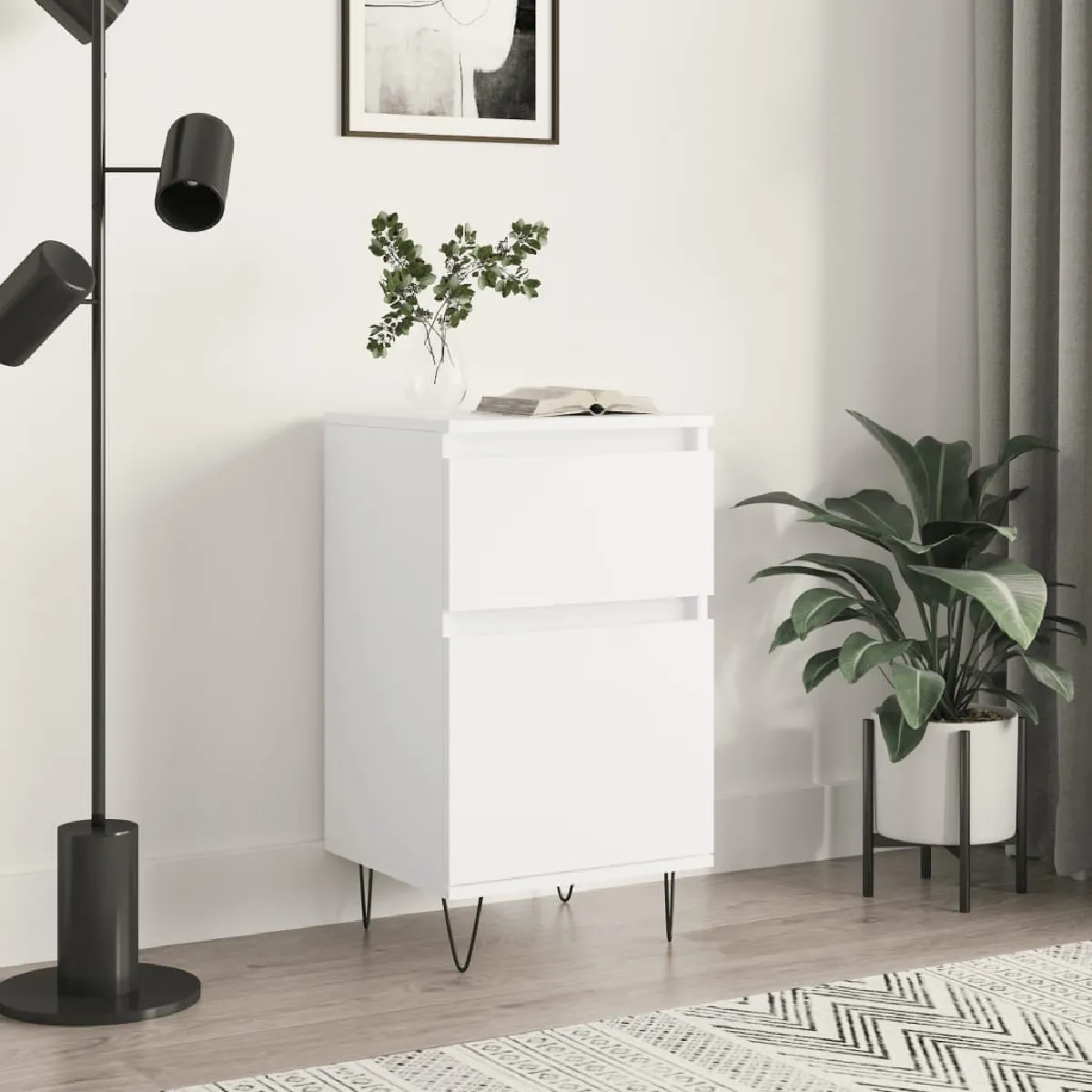 vidaXL Buffet - Blanc