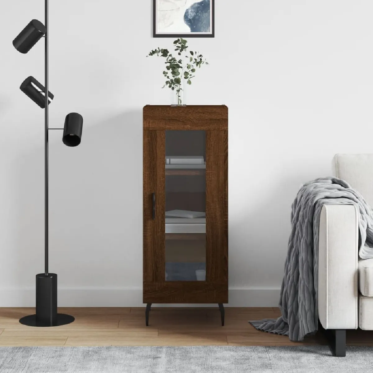 vidaXL Buffet Chêne 34 5x34x90 cm - vue 5