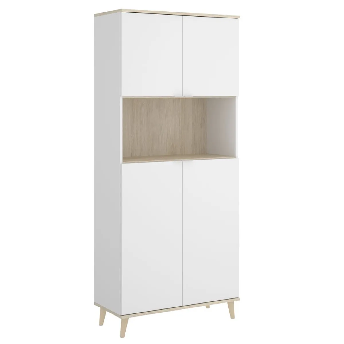 Pegane Buffet de rangement - Blanc