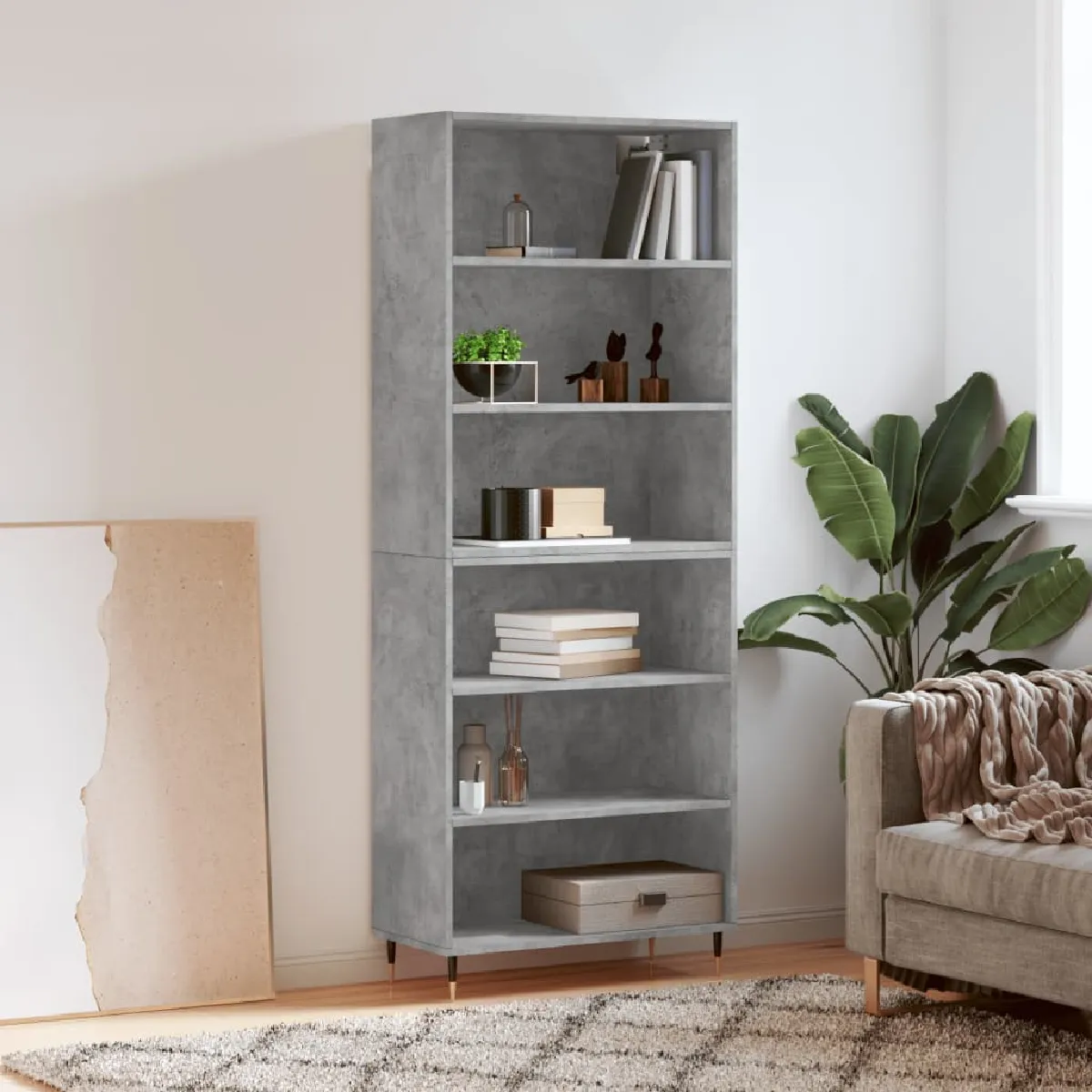 Vidaxl Gris Buffet Béton