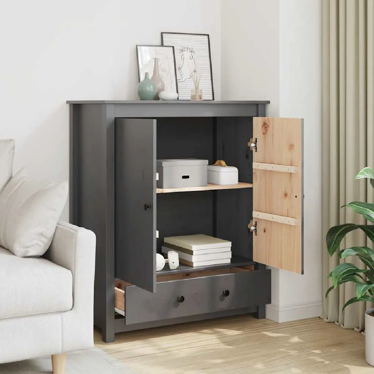 Vidaxl Gris Buffet
