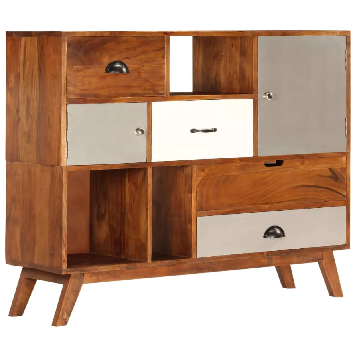 vidaXL Buffet - Bois solide d'acacia