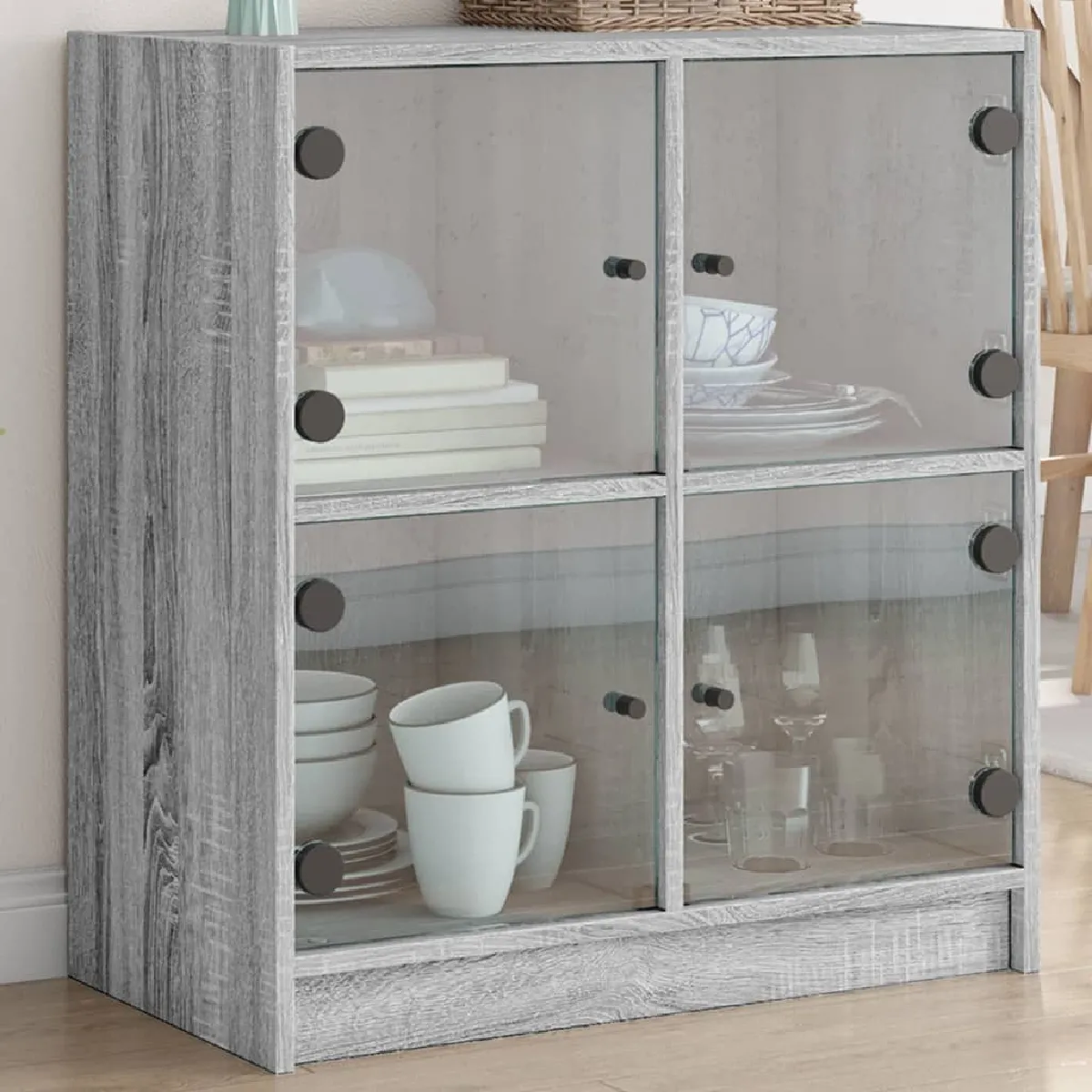 vidaXL Armoire latérale Sonoma - vue 2
