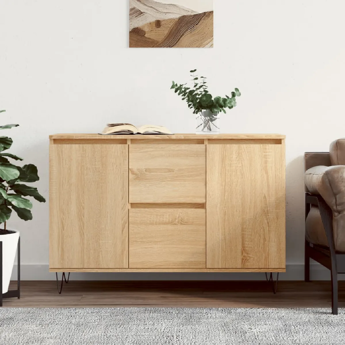 VIDAXL - Buffet - Sonoma - 104x35x70 cm - Image 3