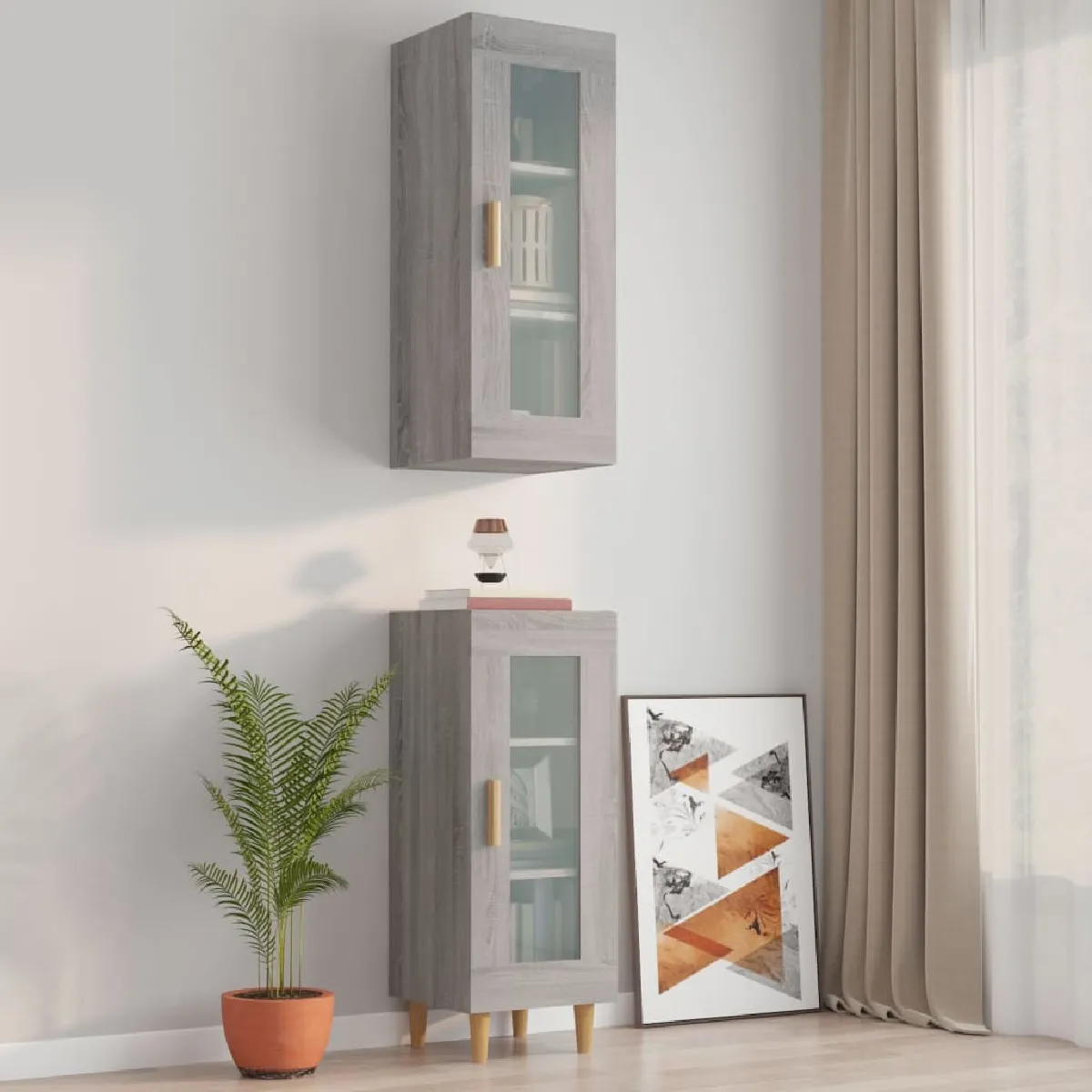 Vidaxl Armoire murale suspendue Sonoma