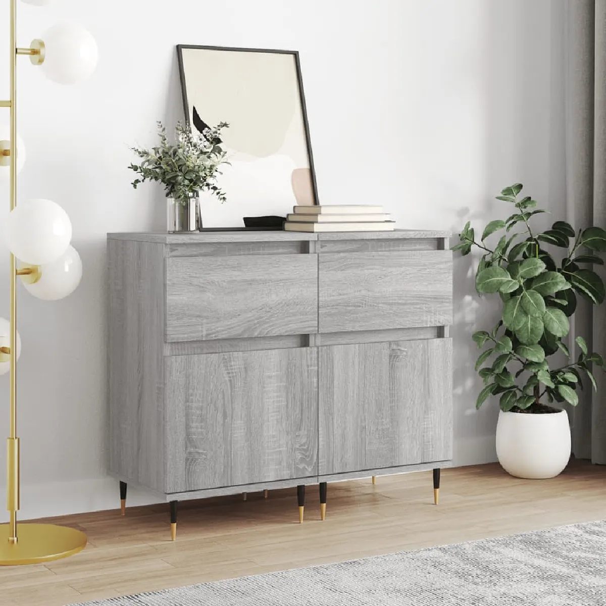 Vidaxl Gris Sonoma