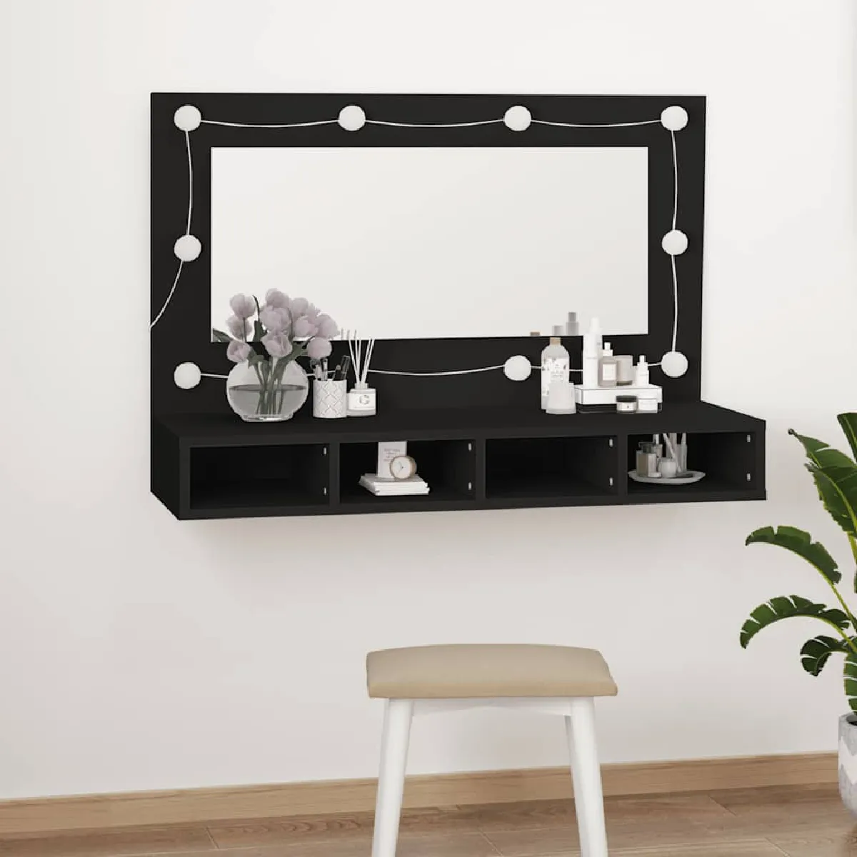 VidaXL Armoire à miroir LED - vue 2