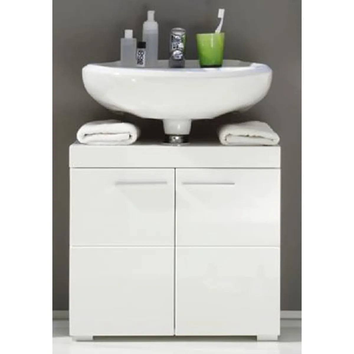 Trendteam Meuble sous vasque Amanda Blanc