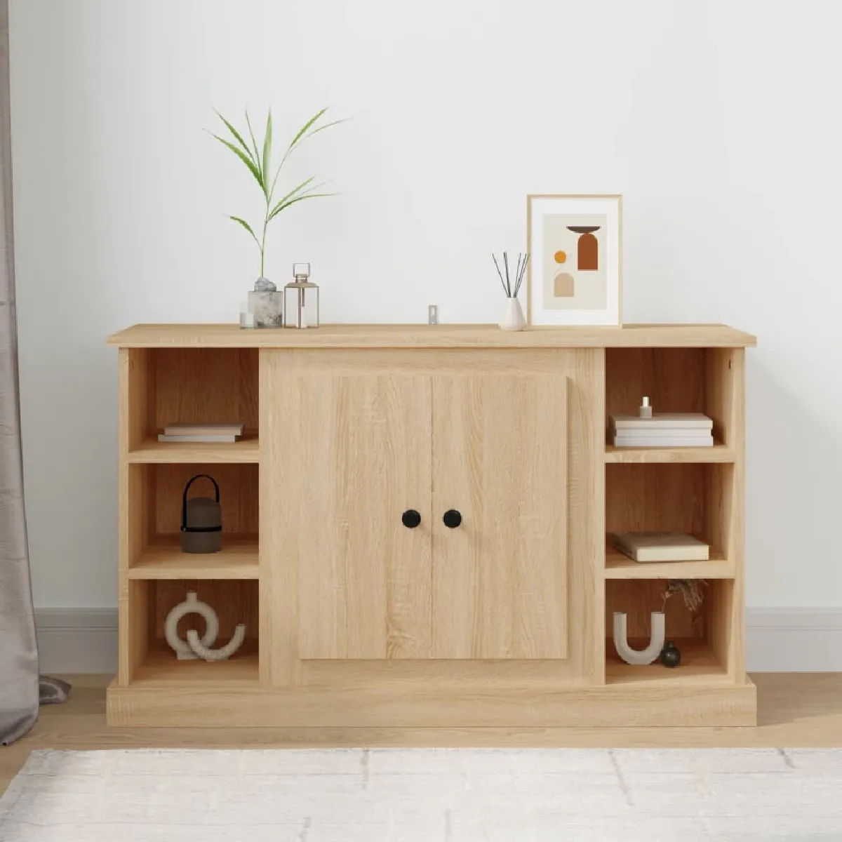 VIDAXL - Buffet - Moderne - Chêne - Meuble de Rangement - Image 2