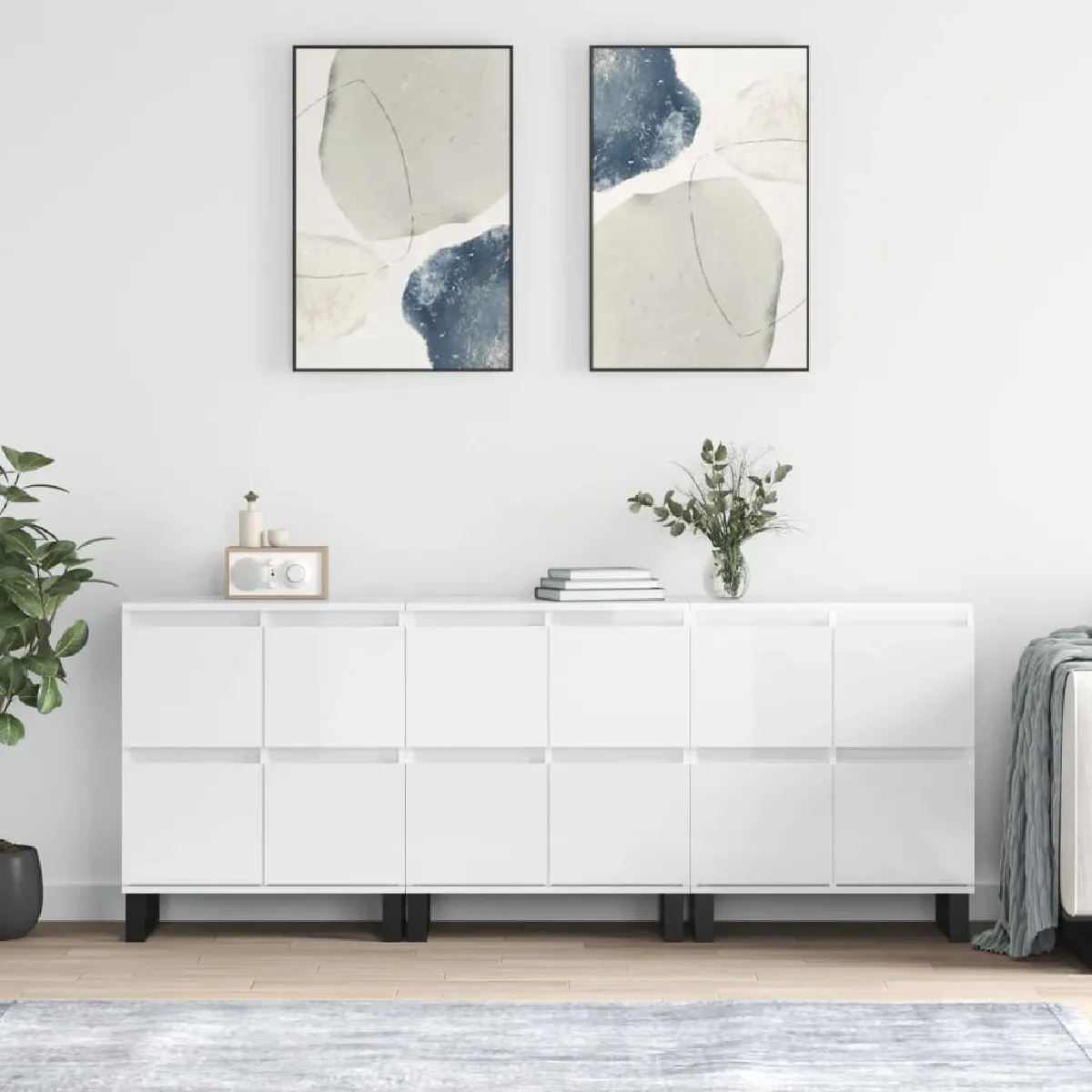 vidaXL Buffets 3 pcs - vue 5