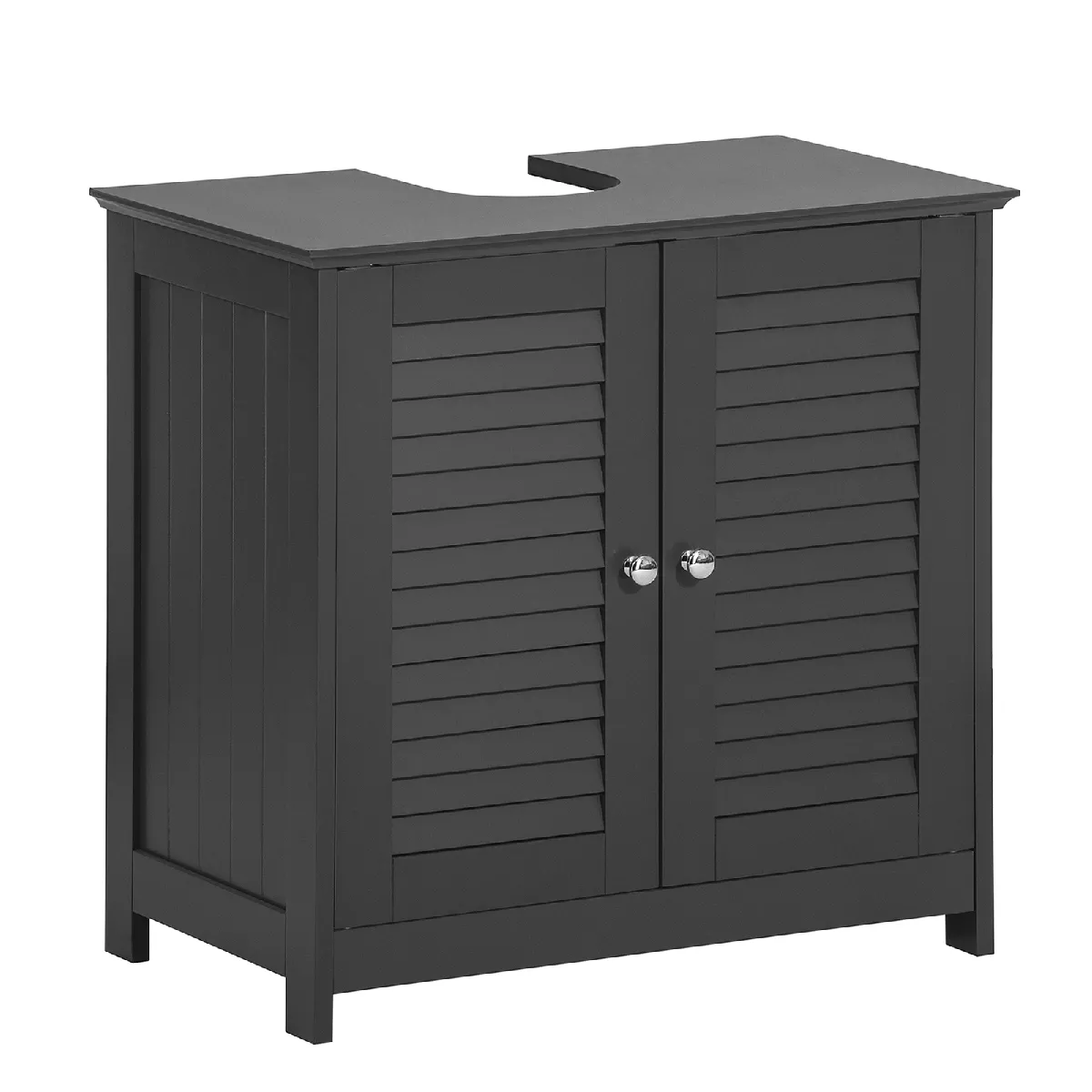 sobuy SoBuy FRG237-DG Meuble sous-Lavabo - Gris