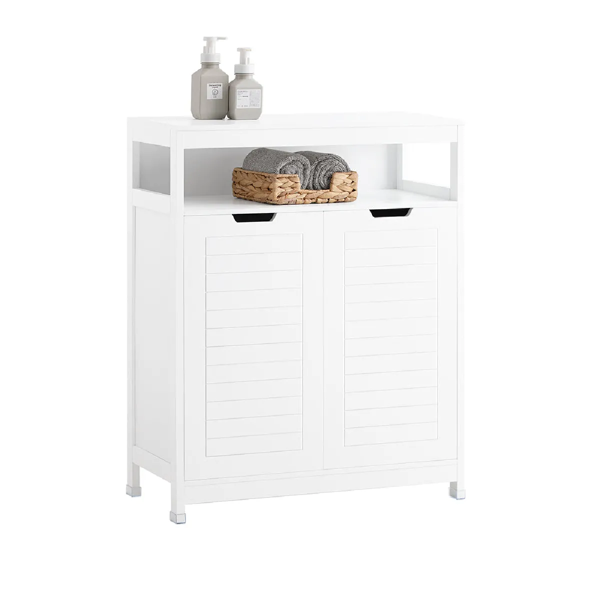 SoBuy BZR121-W Armoire Toilette Blanc