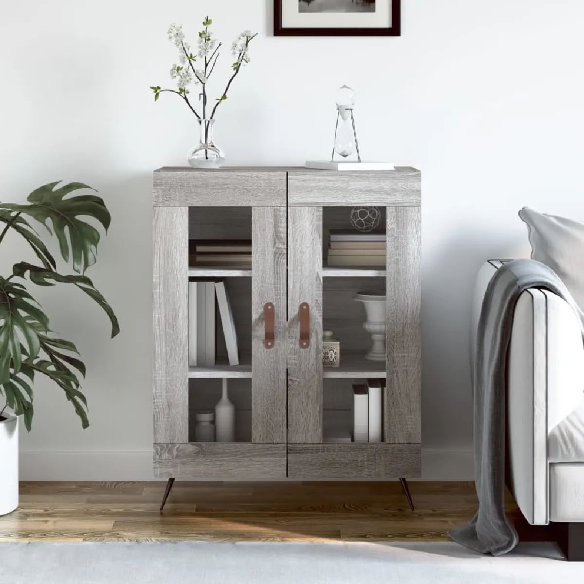 vidaXL Buffet 69 5x34x90 cm Sonoma - vue 2