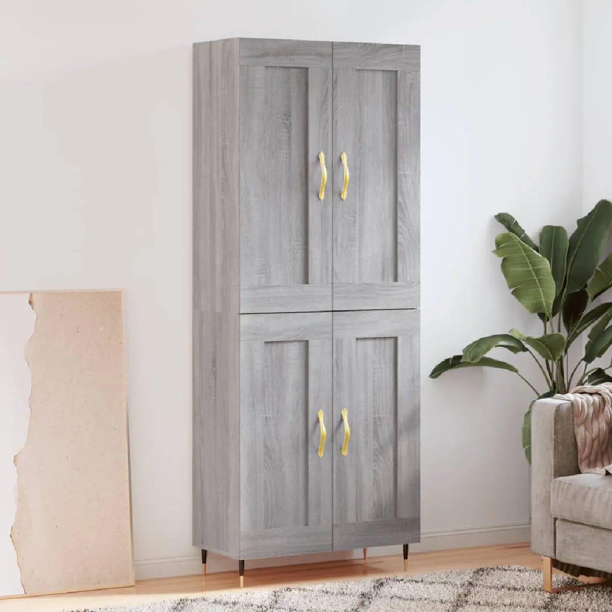 Vidaxl Gris Buffet Haut Sonoma