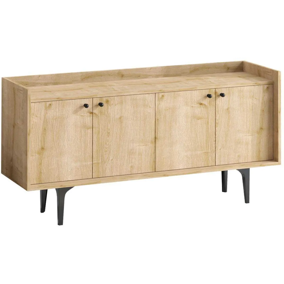 Hanah Home Buffet vaisselier - Chêne Hanah Home Buffet vaisselier - Chêne