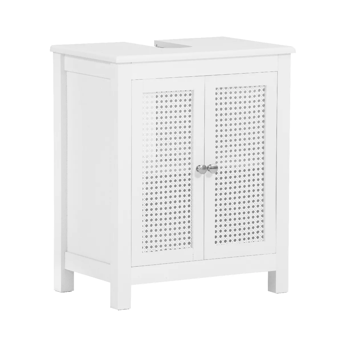 SoBuy BZR35-W Meuble sous-Lavabo Blanc