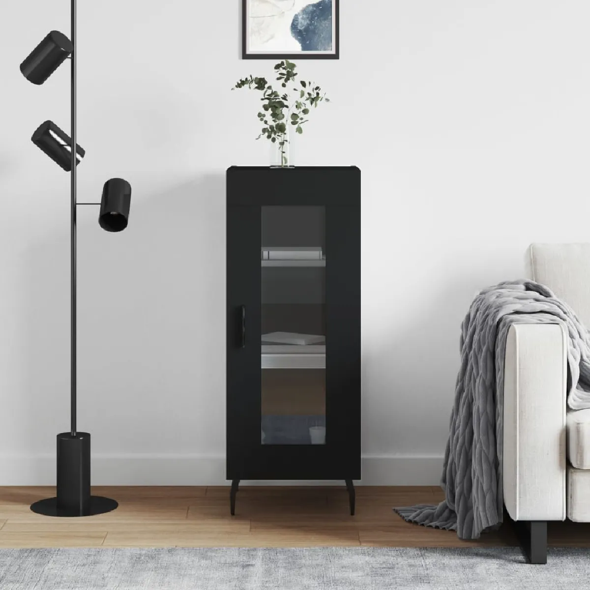 vidaXL Buffet Noir