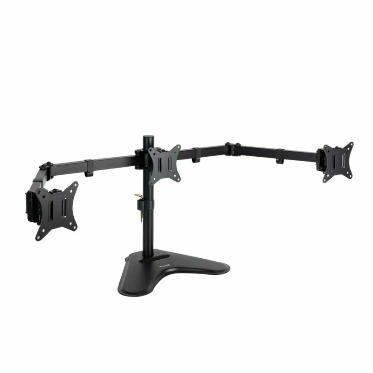 Non Communiqué Noir Tooq Technology Modèle Du Produit : Support Triple-Écran À Poser Tooq Db1704tn 13'-27' (7Kg Max) (Noir) - Image 4