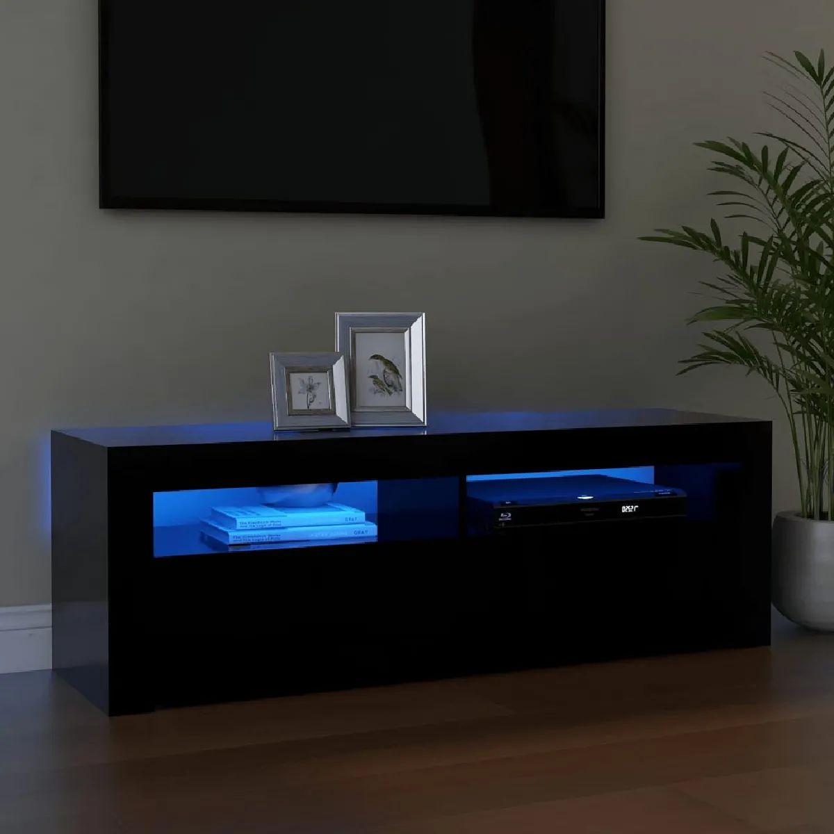 Vidaxl Meuble TV avec LED 120 cm