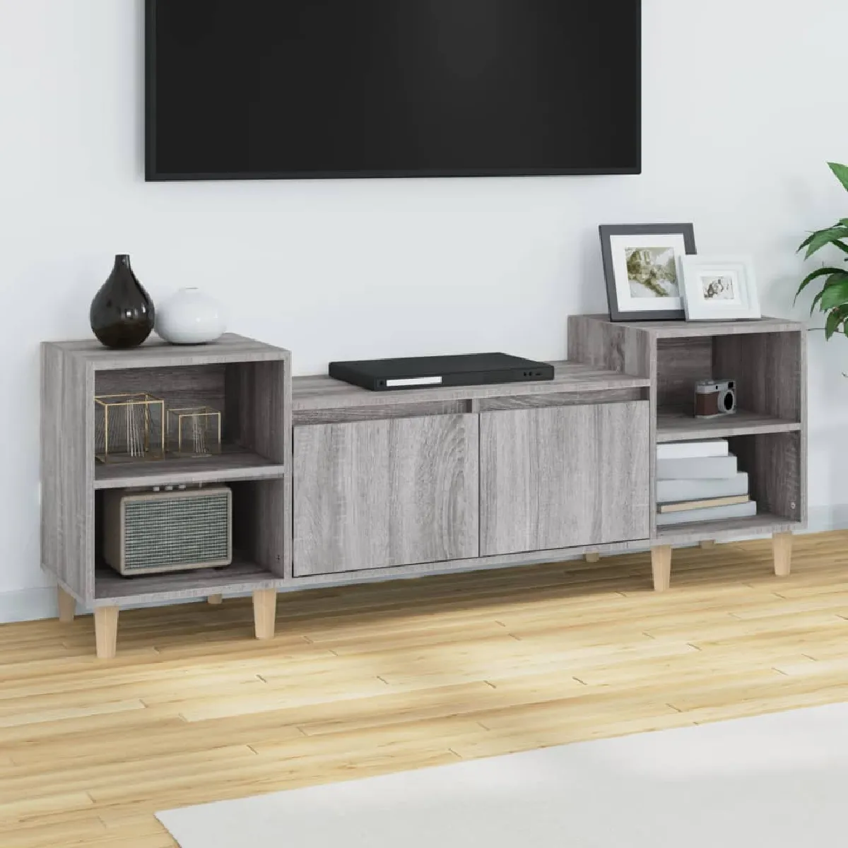 vidaXL Meuble TV - Sonoma gris