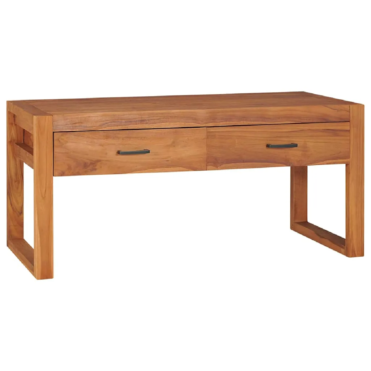 vidaXL Meuble TV 100x40x45 cm Bois de Teck