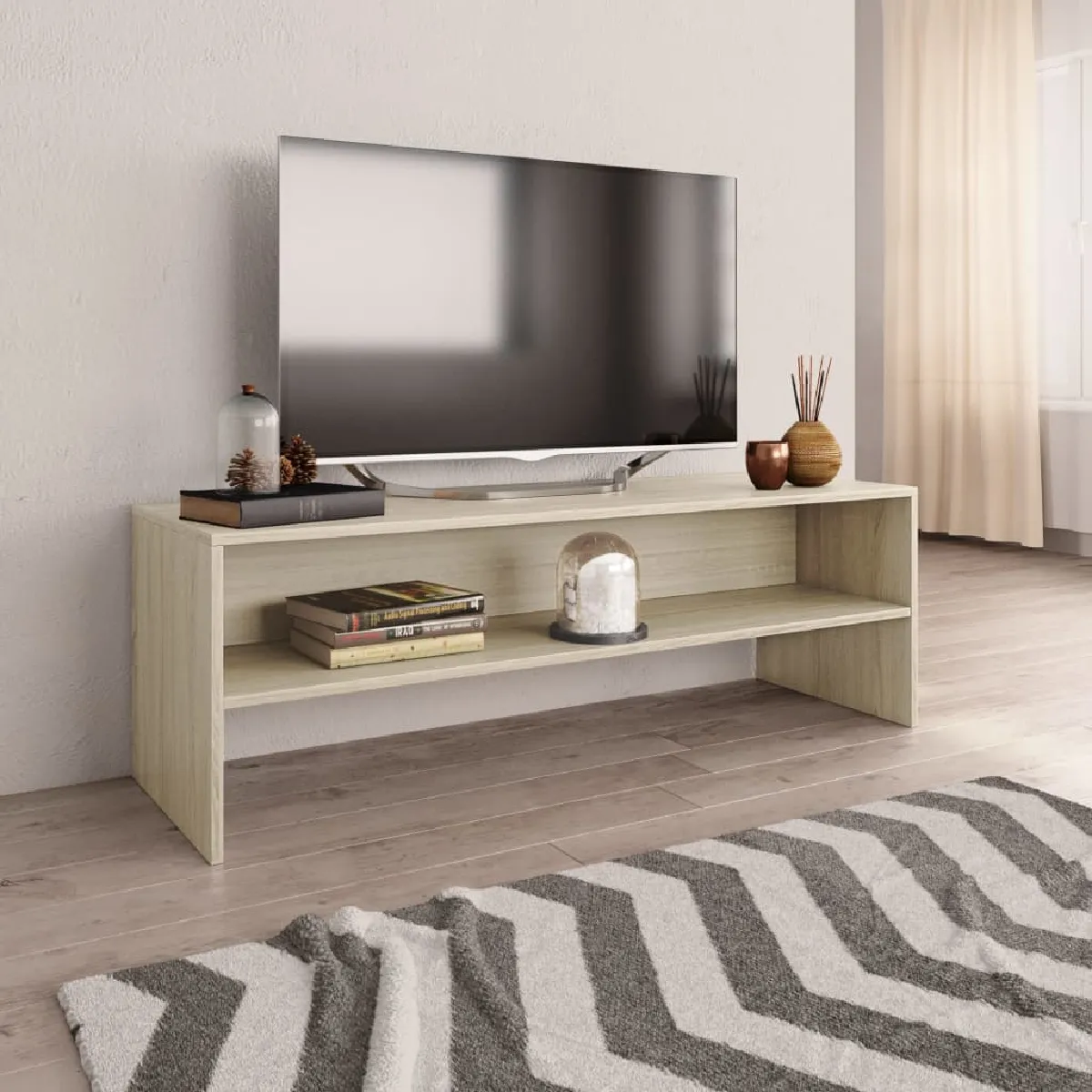 Vidaxl Meuble TV Chêne sonoma 120x40x40 cm Bois d'ingénierie