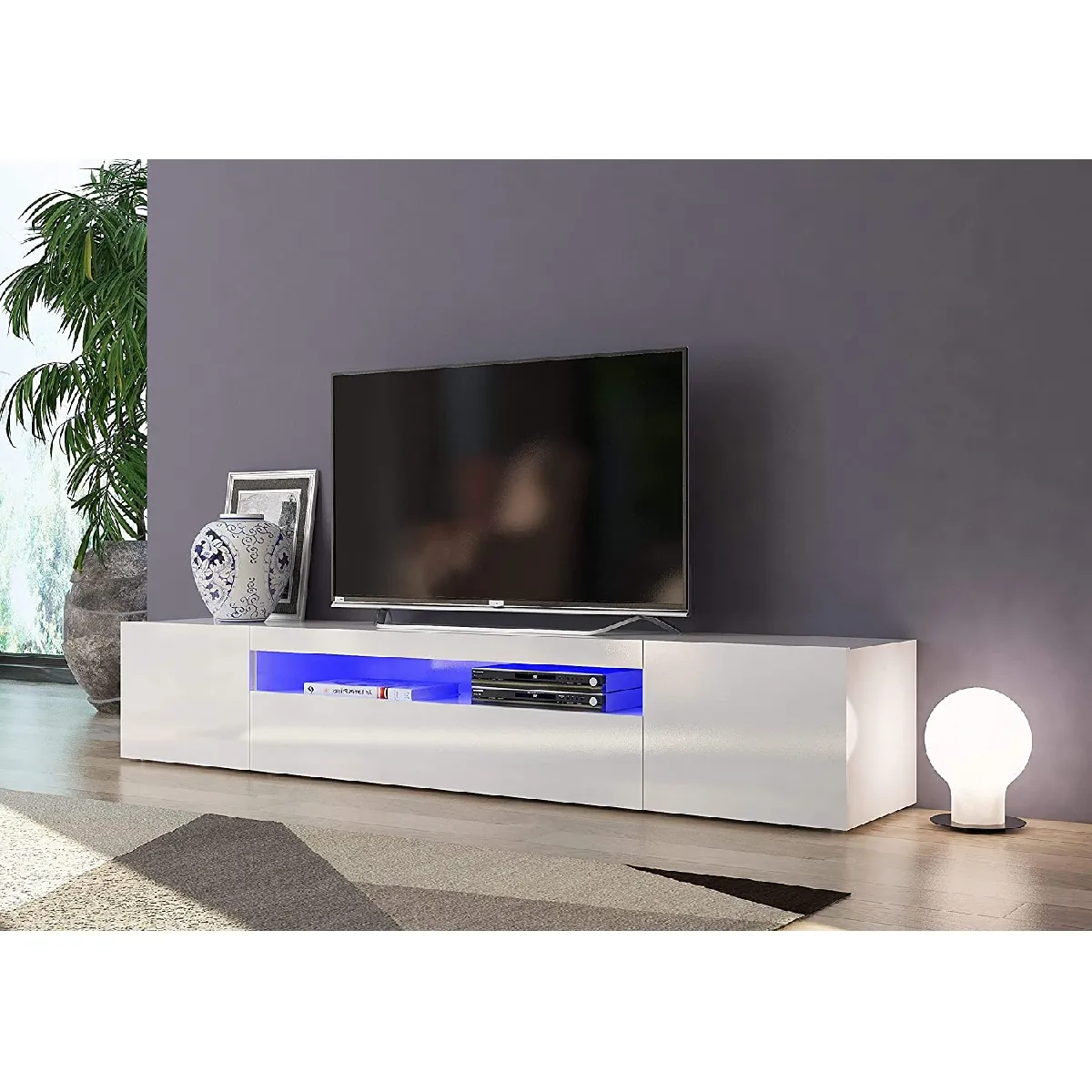 Alter Meuble TV moderne - Blanc Alter Meuble TV moderne - Blanc