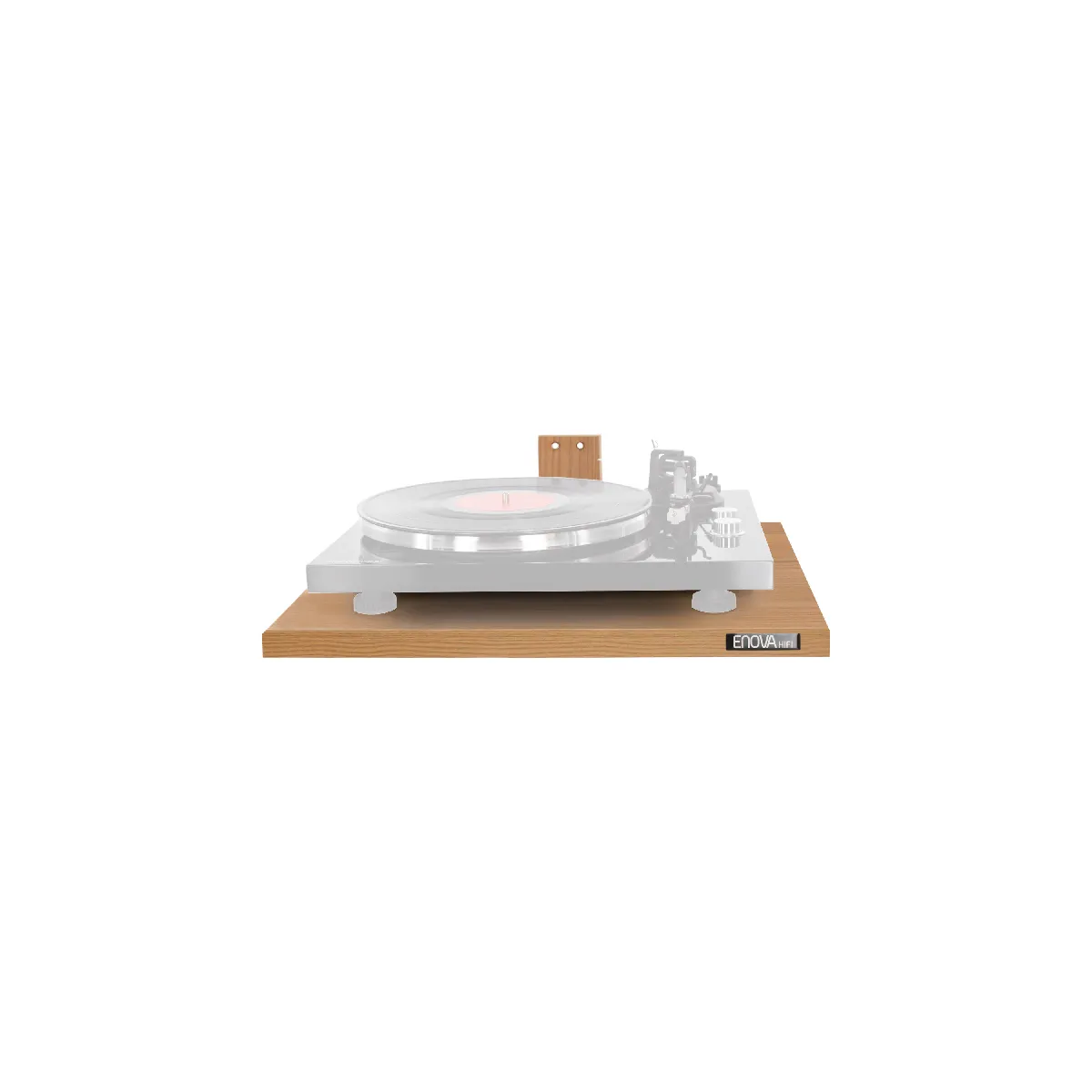 Enova Hifi Clair Support Mural Platine Vinyle - Bois