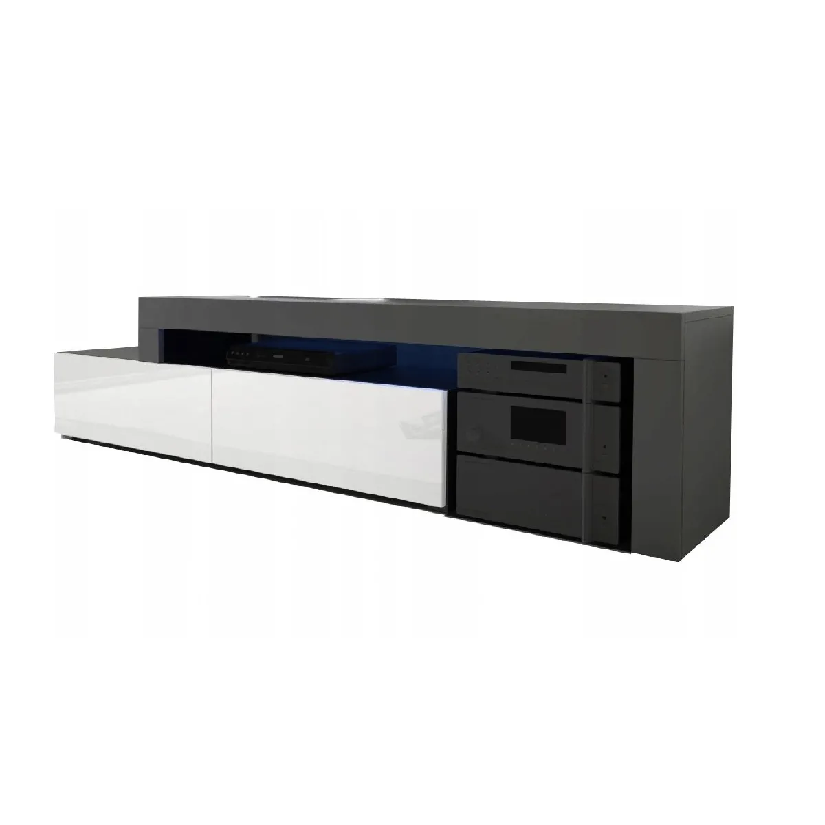 Meuble TV FLEX - Noir et Blanc Meuble TV FLEX - Noir et Blanc