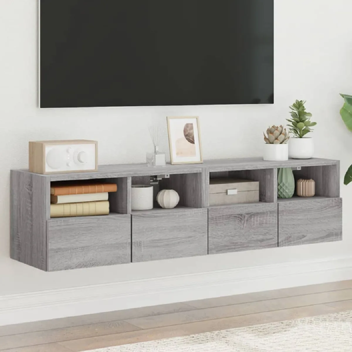 Vidaxl Gris Videaxl Meubles Tv 836865 - Sonoma