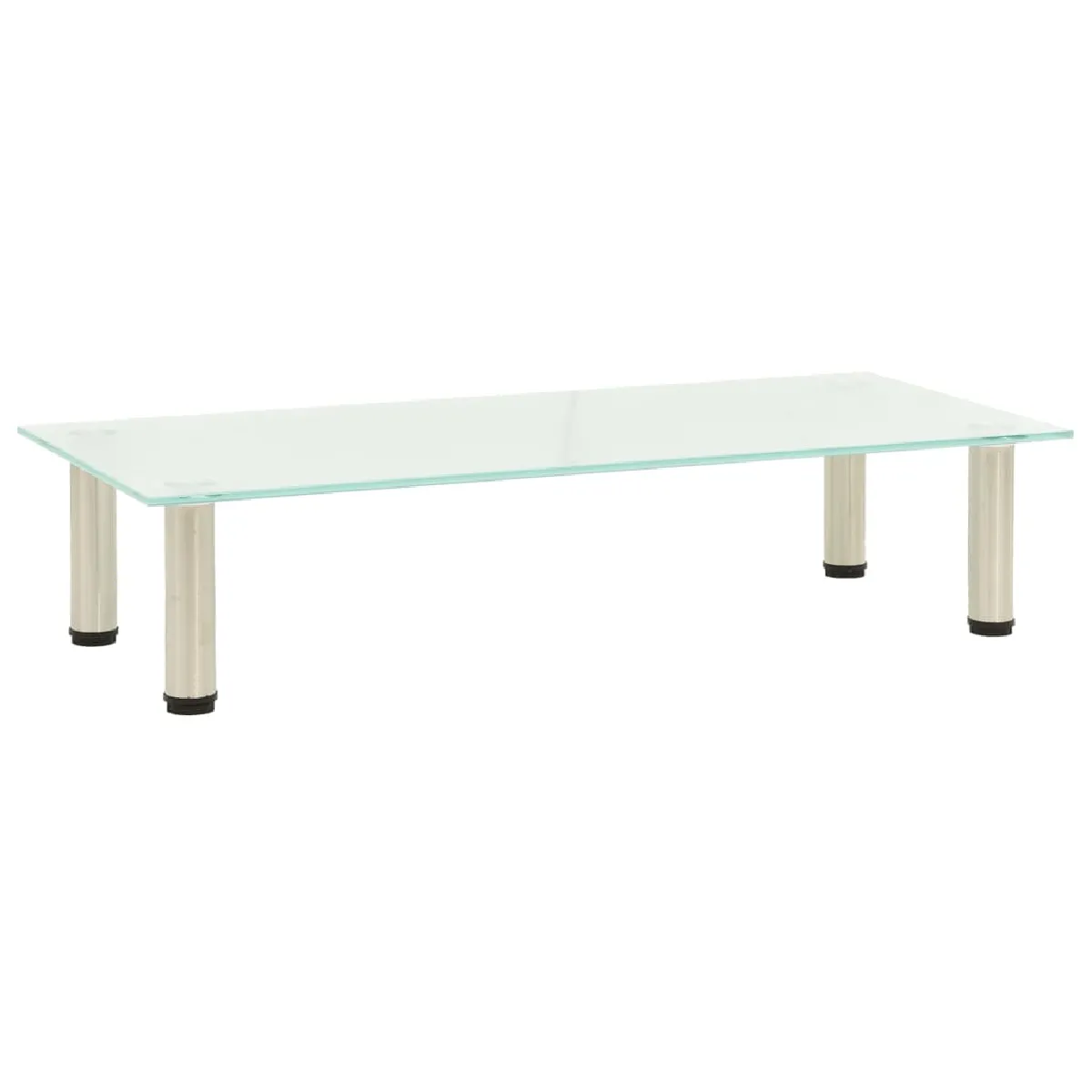 vidaXL Meuble TV Verre trempé