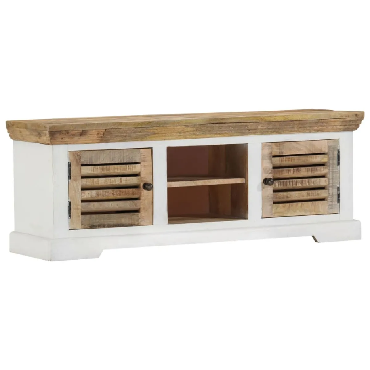 Vidaxl Meuble TV 110x30x40 cm Manguier