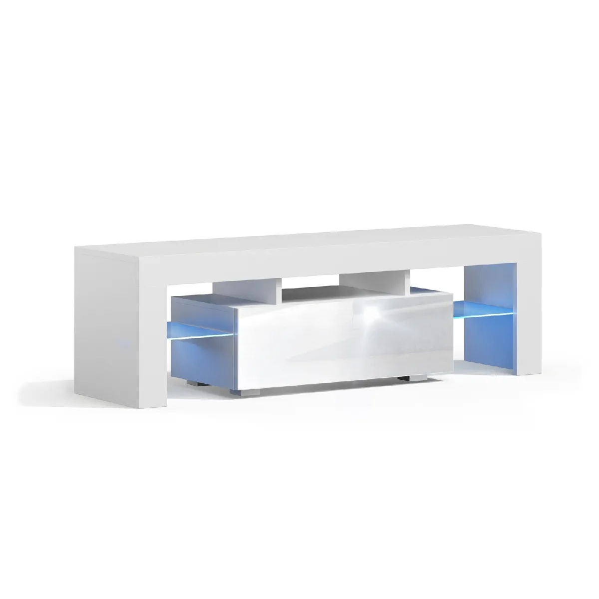 DUSINE Meuble TV SPIDER - Blanc MAT 130 cm DUSINE Meuble TV SPIDER - Blanc MAT 130 cm