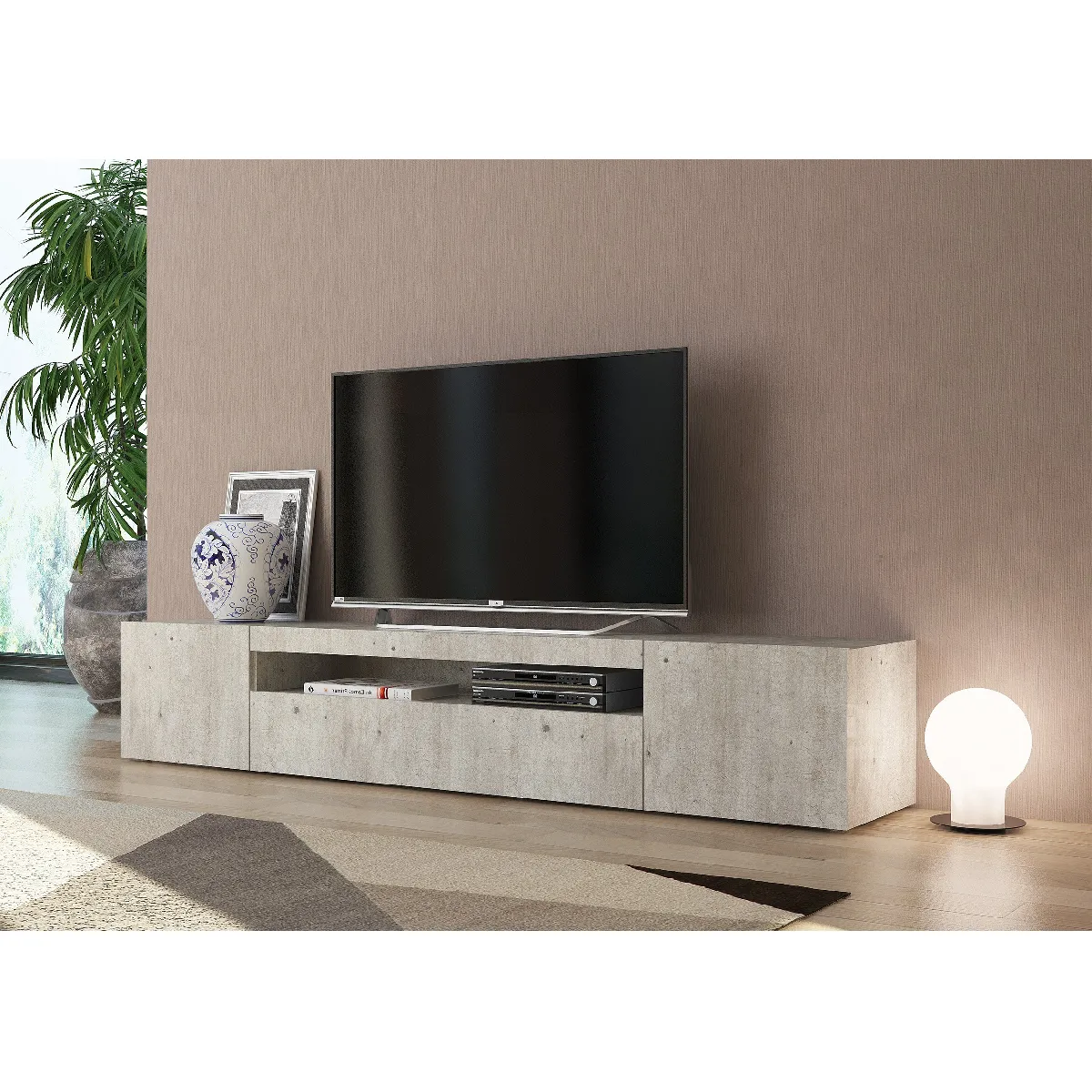 Alter Meuble TV salon - Gris Alter Meuble TV salon - Gris