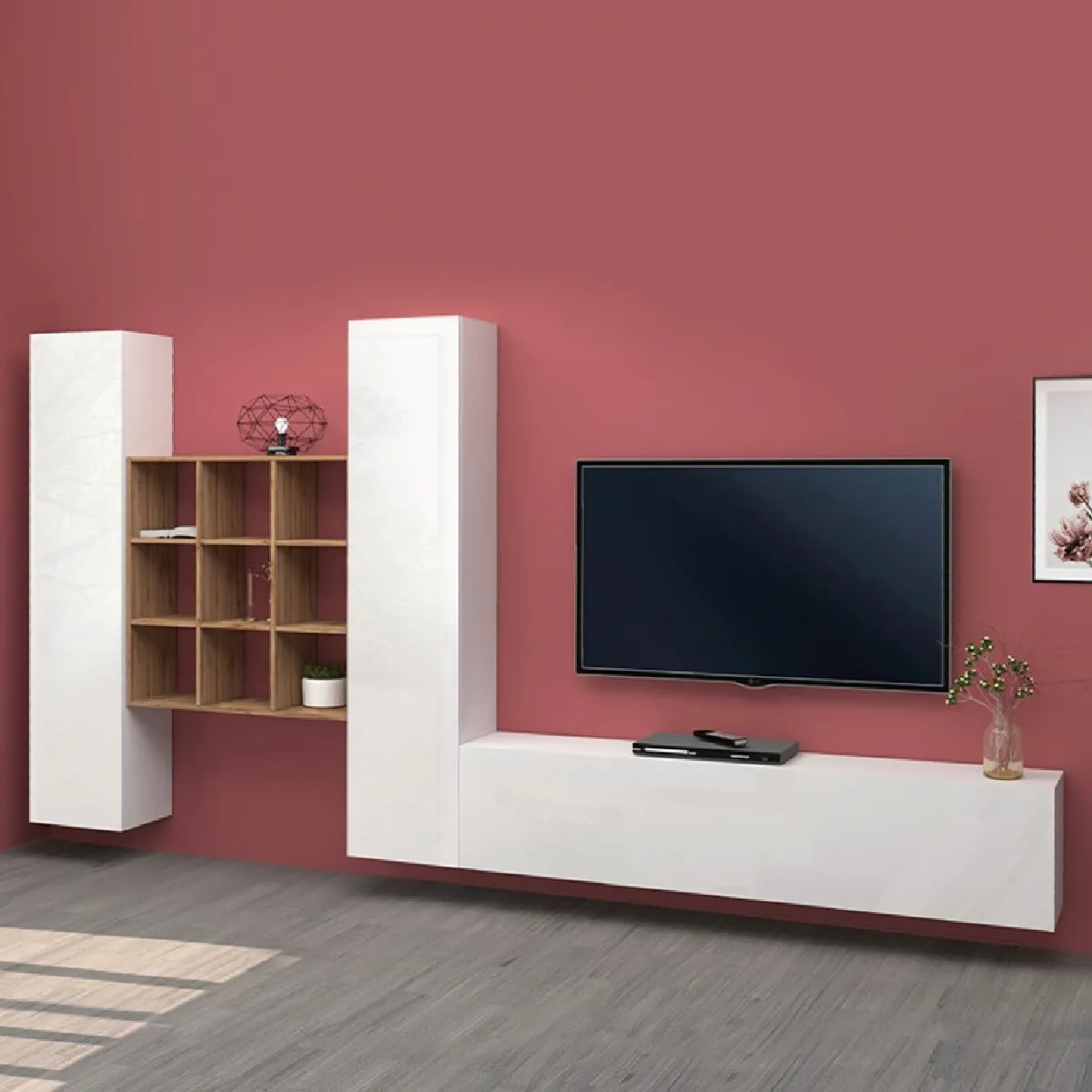 AHD Meuble TV - Blanc AHD Meuble TV - Blanc