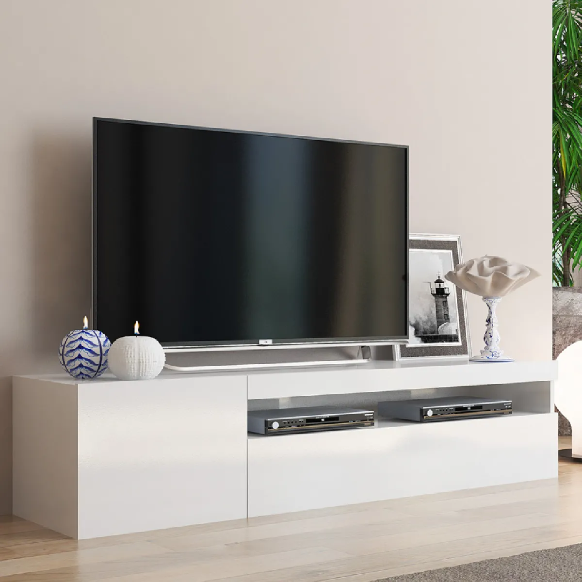 AHD Meuble TV Daiquiri White M AHD Meuble TV Daiquiri White M