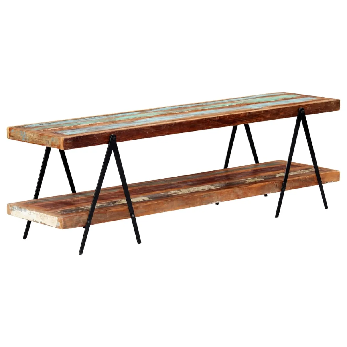 Vidaxl Meuble TV 160x40x50 cm Bois de récupération massif