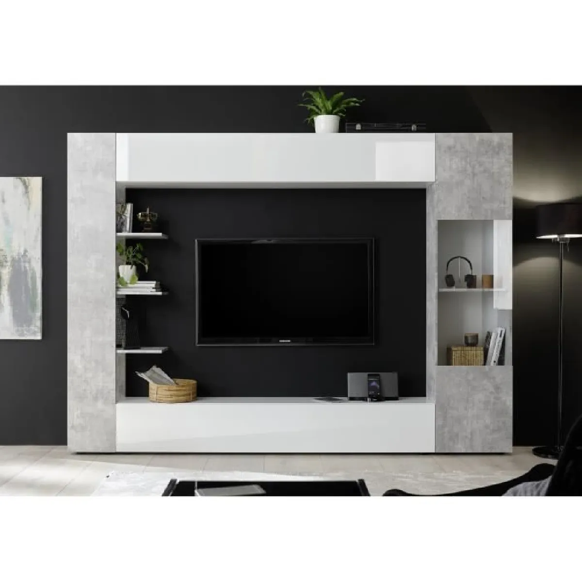 Vente-Unique Composition murale TV Sienna