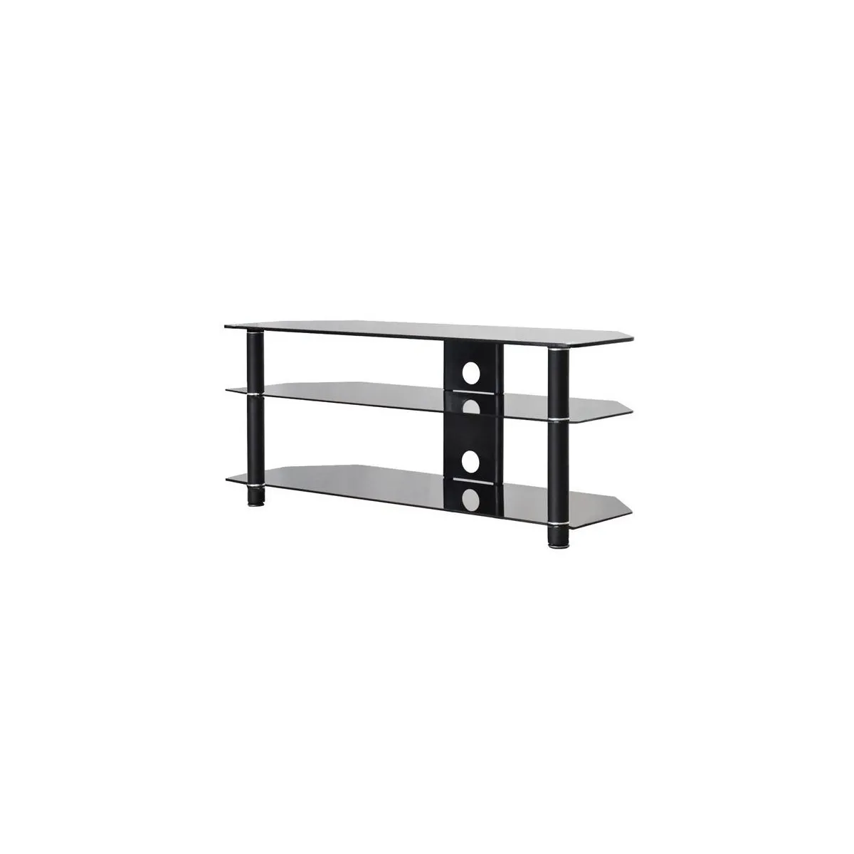 Ateca Meuble Télévision 140 cm Noir Ateca Meuble Télévision 140 cm Noir