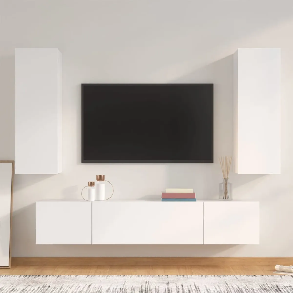 vidaXL Ensemble TV 4 pcs - vue 2