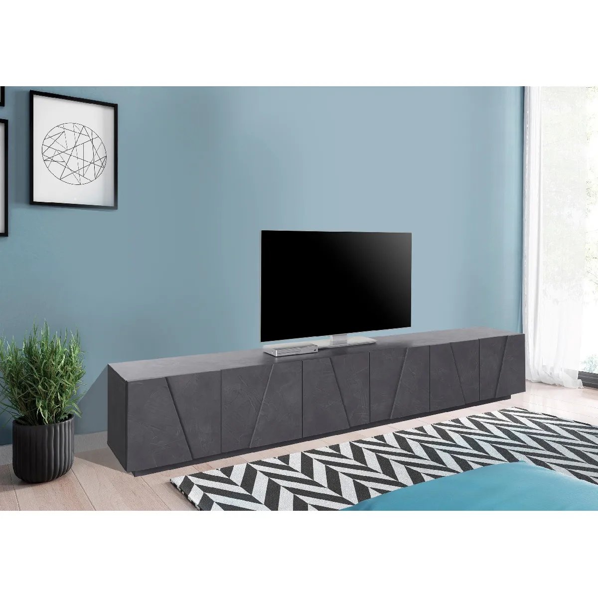 Alter Meuble TV - Ardoise Alter Meuble TV - Ardoise
