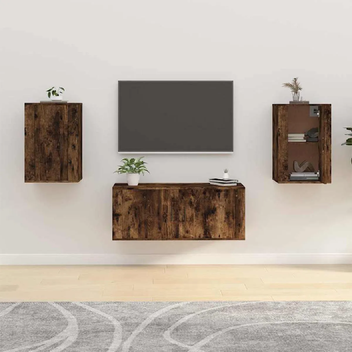 Vidaxl Meubles Muraux Tv