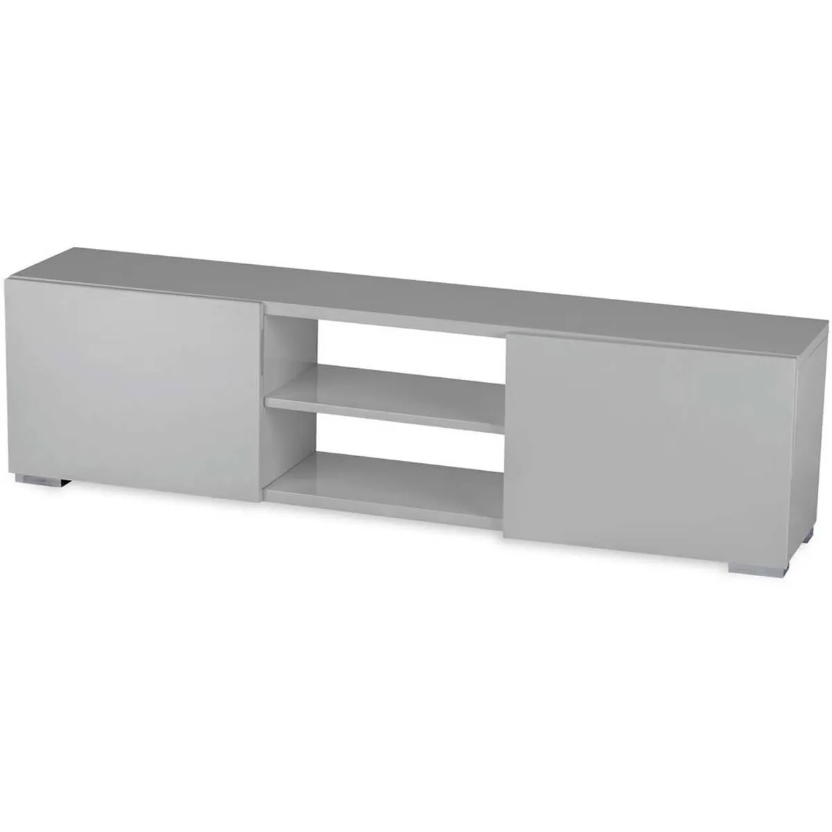Meuble TV - 155 x 31 x 42,5 cm - Gris